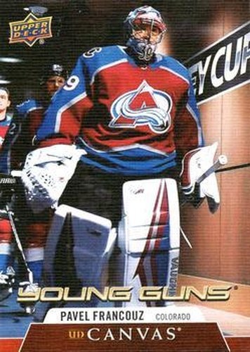 #C96 Pavel Francouz - Colorado Avalanche - 2020-21 Upper Deck Canvas Hockey