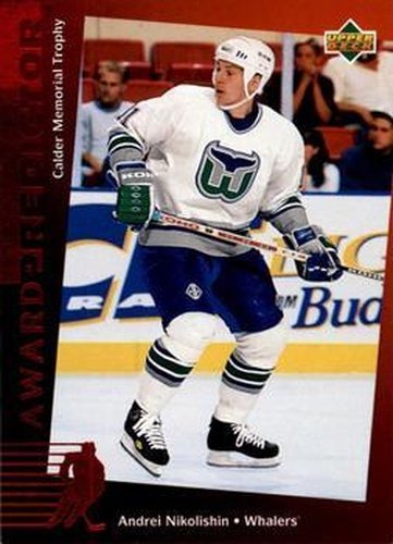 #C9 Andrei Nikolishin - Hartford Whalers - 1994-95 Upper Deck - Predictors Canadian Hockey