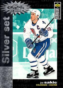 #C9 Joe Sakic - Colorado Avalanche - 1995-96 Collector's Choice - You Crash the Game Silver Exchange Hockey