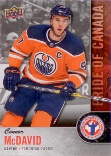 #CAN-9 Connor McDavid - Edmonton Oilers - 2018 Upper Deck National Hockey Card Day Canada Hockey