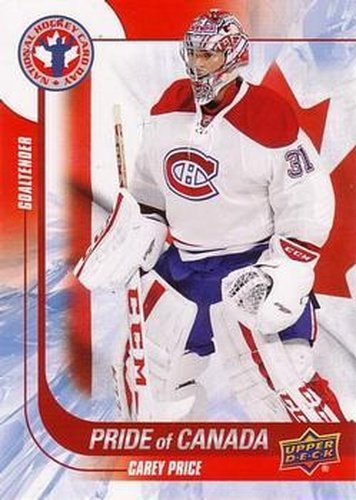 #CAN2 Carey Price - Montreal Canadiens - 2016 Upper Deck National Hockey Card Day Canada Hockey