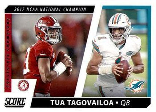 #CC2 Tua Tagovailoa - Alabama Crimson Tide / Miami Dolphins - 2021 Score - Collegiate Champions Football