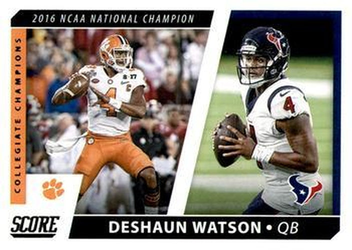 #CC3 Deshaun Watson - Clemson Tigers / Houston Texans - 2021 Score - Collegiate Champions Football