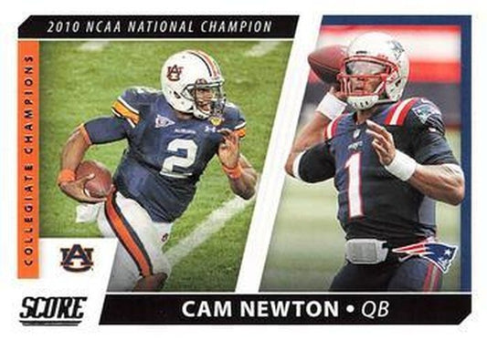 #CC5 Cam Newton - Auburn Tigers / New England Patriots - 2021 Score - Collegiate Champions Football
