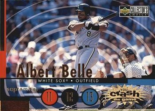 #CG11c Albert Belle - Chicago White Sox - 1998 Collector's Choice - You Crash the Game Baseball