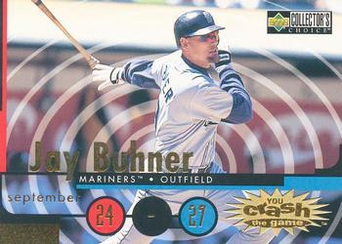 #CG12c Jay Buhner - Seattle Mariners - 1998 Collector's Choice - You Crash the Game Baseball