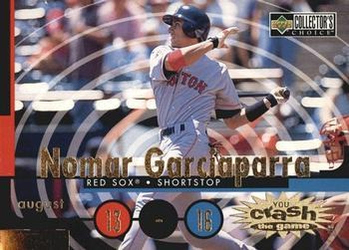 #CG15b Nomar Garciaparra - Boston Red Sox - 1998 Collector's Choice - You Crash the Game Baseball