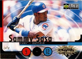 #CG17a Sammy Sosa - Chicago Cubs - 1998 Collector's Choice - You Crash the Game Baseball
