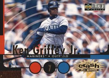 #CG1b Ken Griffey Jr. - Seattle Mariners - 1998 Collector's Choice - You Crash the Game Baseball