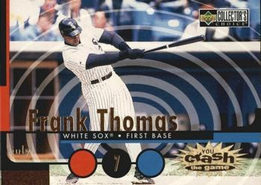 #CG20a Frank Thomas - Chicago White Sox - 1998 Collector's Choice - You Crash the Game Baseball