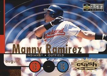 #CG21b Manny Ramirez - Cleveland Indians - 1998 Collector's Choice - You Crash the Game Baseball