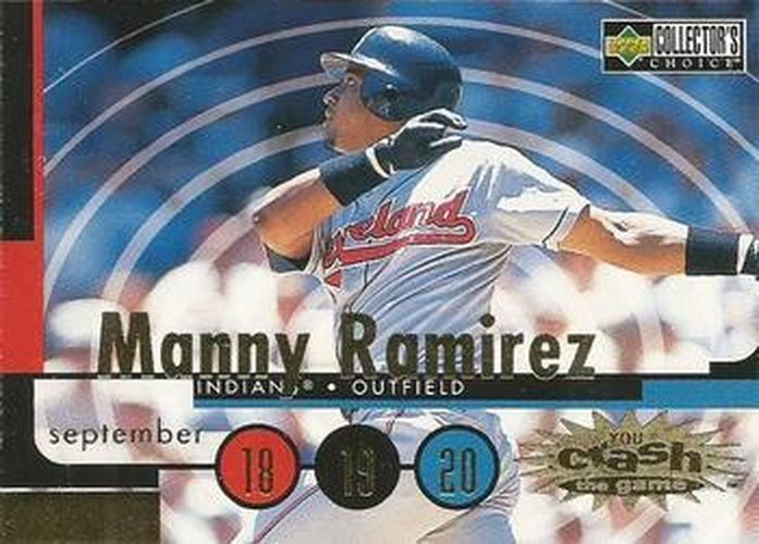 #CG21c Manny Ramirez - Cleveland Indians - 1998 Collector's Choice - You Crash the Game Baseball