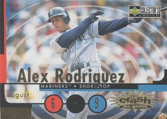 #CG24b Alex Rodriguez - Seattle Mariners - 1998 Collector's Choice - You Crash the Game Baseball