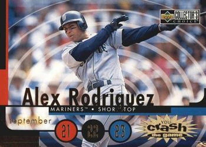 #CG24c Alex Rodriguez - Seattle Mariners - 1998 Collector's Choice - You Crash the Game Baseball