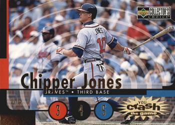 #CG27a Chipper Jones - Atlanta Braves - 1998 Collector's Choice - You Crash the Game Baseball