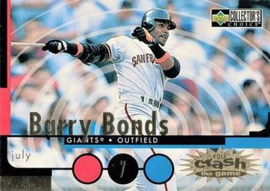 #CG30a Barry Bonds - San Francisco Giants - 1998 Collector's Choice - You Crash the Game Baseball