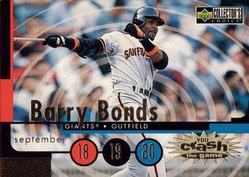 #CG30c Barry Bonds - San Francisco Giants - 1998 Collector's Choice - You Crash the Game Baseball