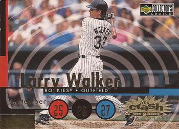 #CG3c Larry Walker - Colorado Rockies - 1998 Collector's Choice - You Crash the Game Baseball