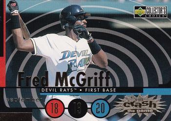 #CG8c Fred McGriff - Tampa Bay Devil Rays - 1998 Collector's Choice - You Crash the Game Baseball