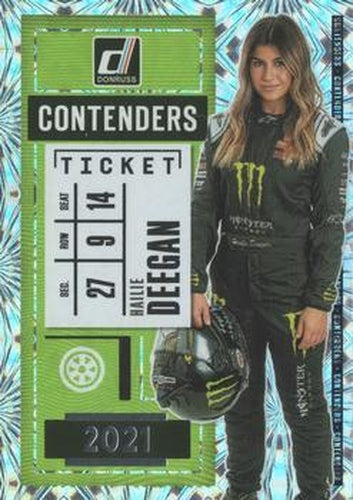 #CON1 Hailie Deegan - DGR-Crosley - 2021 Donruss - Contenders Racing