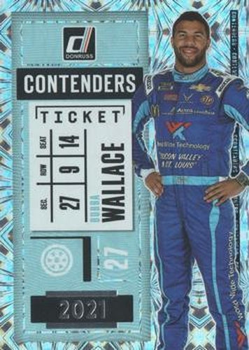 #CON7 Bubba Wallace - Richard Petty Motorsports - 2021 Donruss - Contenders Racing