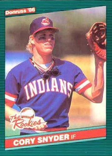 #15 Cory Snyder - Cleveland Indians - 1986 Donruss The Rookies Baseball