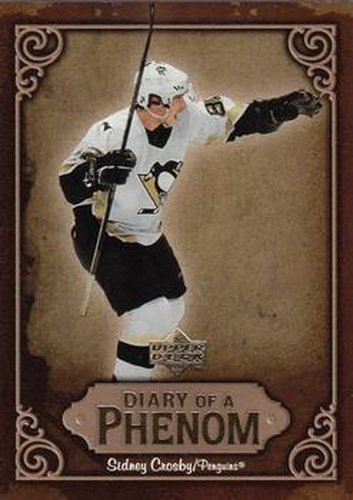 #DP10 Sidney Crosby - Pittsburgh Penguins - 2005-06 Upper Deck - Diary of a Phenom Hockey