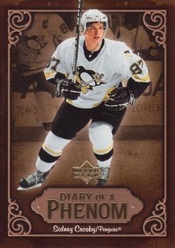 #DP16 Sidney Crosby - Pittsburgh Penguins - 2005-06 Upper Deck - Diary of a Phenom Hockey