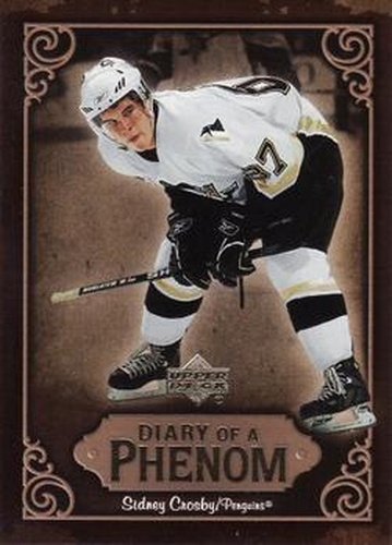 #DP23 Sidney Crosby - Pittsburgh Penguins - 2005-06 Upper Deck - Diary of a Phenom Hockey