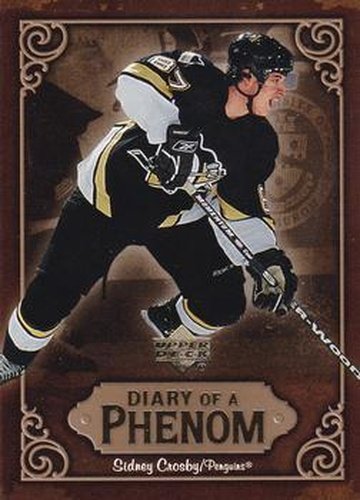 #DP25 Sidney Crosby - Pittsburgh Penguins - 2005-06 Upper Deck - Diary of a Phenom Hockey