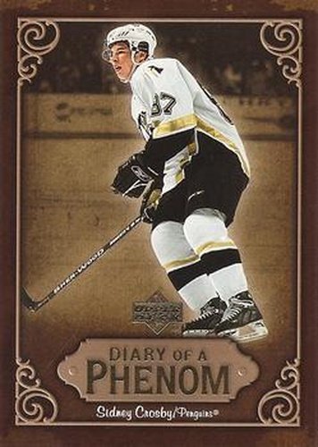 #DP27 Sidney Crosby - Pittsburgh Penguins - 2005-06 Upper Deck - Diary of a Phenom Hockey