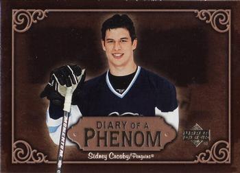 #DP9 Sidney Crosby - Pittsburgh Penguins - 2005-06 Upper Deck - Diary of a Phenom Hockey