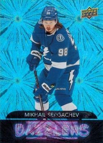 #DZ-139 Mikhail Sergachev - Tampa Bay Lightning - 2020-21 Upper Deck - Dazzlers Hockey