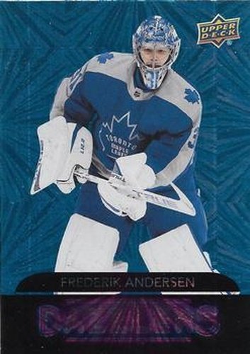 #DZ-141 Frederik Andersen - Toronto Maple Leafs - 2020-21 Upper Deck - Dazzlers Hockey