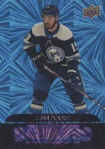 #DZ-63 Liam Foudy - Columbus Blue Jackets - 2020-21 Upper Deck - Dazzlers Hockey
