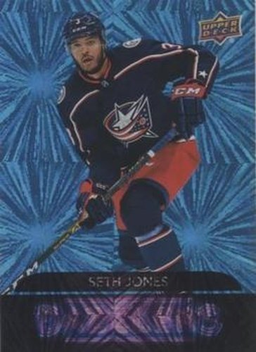 #DZ-64 Seth Jones - Columbus Blue Jackets - 2020-21 Upper Deck - Dazzlers Hockey