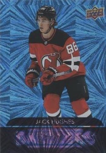 #DZ-78 Jack Hughes - New Jersey Devils - 2020-21 Upper Deck - Dazzlers Hockey