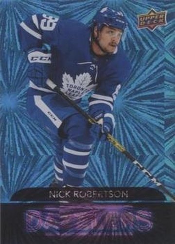 #DZ-91 Nick Robertson - Toronto Maple Leafs - 2020-21 Upper Deck - Dazzlers Hockey