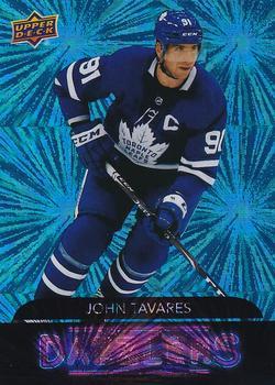 #DZ-93 John Tavares - Toronto Maple Leafs - 2020-21 Upper Deck - Dazzlers Hockey
