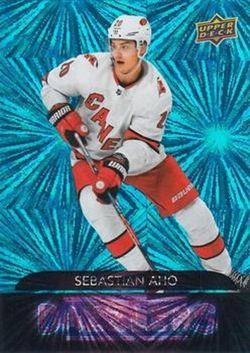 #DZ-9 Sebastian Aho - Carolina Hurricanes - 2020-21 Upper Deck - Dazzlers Hockey