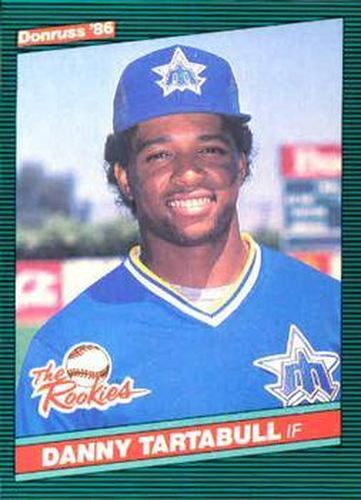 #45 Danny Tartabull - Seattle Mariners - 1986 Donruss The Rookies Baseball