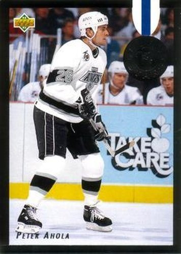 #E5 Peter Ahola - Los Angeles Kings - 1992-93 Upper Deck - Euro Stars Hockey