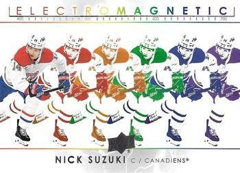 #EM-13 Nick Suzuki - Montreal Canadiens - 2021-22 Upper Deck - Electromagnetic Hockey