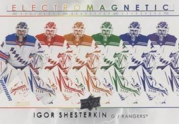 #EM-23 Igor Shesterkin - New York Rangers - 2021-22 Upper Deck - Electromagnetic Hockey