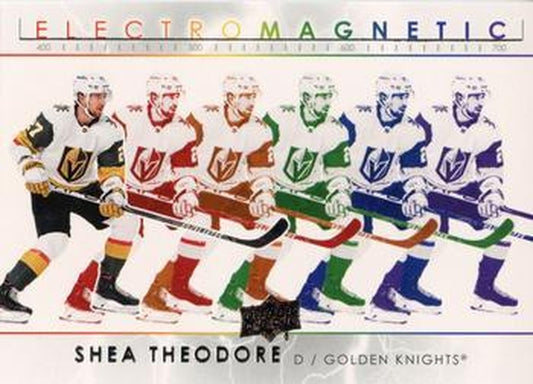 #EM-26 Shea Theodore - Vegas Golden Knights - 2021-22 Upper Deck - Electromagnetic Hockey