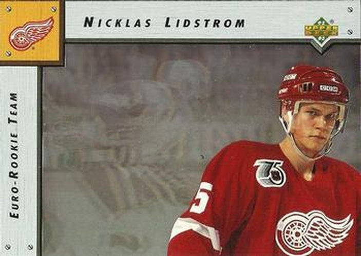 #ERT2 Nicklas Lidstrom - Detroit Red Wings - 1992-93 Upper Deck - Euro-Rookie Team Hockey