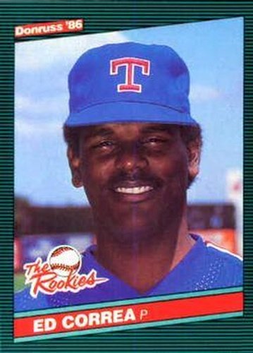 #4 Ed Correa - Texas Rangers - 1986 Donruss The Rookies Baseball