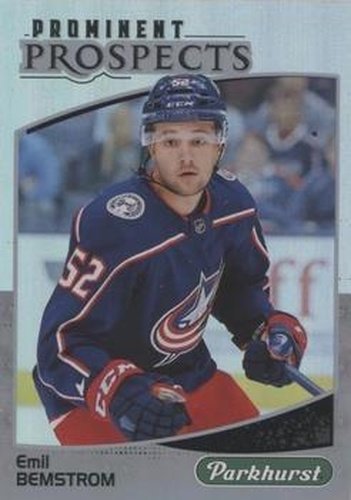 #PP-7 Emil Bemstrom - Columbus Blue Jackets - 2019-20 Parkhurst - Prominent Prospects Hockey