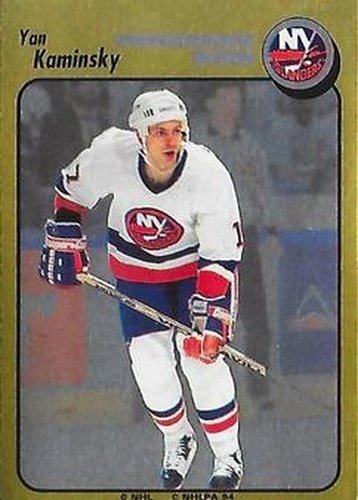 #245 Yan Kaminsky - New York Islanders - 1994-95 Panini Hockey Stickers
