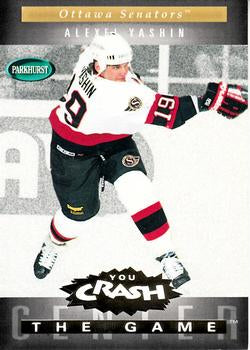 #G16 Alexei Yashin - Ottawa Senators - 1994-95 Parkhurst Hockey - You Crash The Game Gold